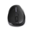 PLATINET OMEGA OM0415B WIRELESS EGÉR, BLACK