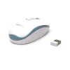 PLATINET OMEGA OM220 WIRELESS EGÉR, WHITE/BLUE