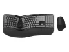 CONCEPTRONIC ORAZIO02US ERGO WIRELESS ERGONOMIC BILLENTYŰZET COMBO FEKETE, US