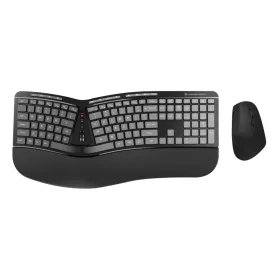   CONCEPTRONIC ORAZIO02US ERGO WIRELESS ERGONOMIC BILLENTYŰZET COMBO FEKETE, US