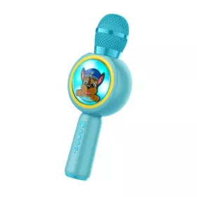   OTL TECHNOLOGIES PAW263 MANCS ŐRJÁRAT POPSING LED KARAOKE MIKROFON BEÉPÍTETT HANGSZÓRÓVAL, KÉK