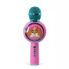 OTL TECHNOLOGIES PAW310 MANCS ŐRJÁRAT SKYE POPSING LED KARAOKE MIKROFON BEÉPÍTETT HANGSZÓRÓVAL, RÓZSASZÍN
