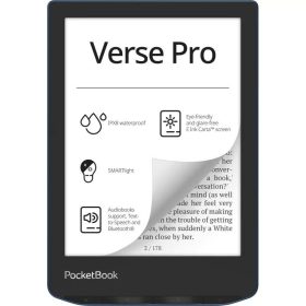 POCKETBOOK 634 VERSE PRO 6" E-BOOK OLVASÓ 16GB AZURE