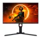 AOC Q27G3XMN/BK, 27", 16:9, 2560X1440, 180 HZ, 1MS, 1000 CD/M2, 2XHDMI, 1XDISPLAYPORT, ÁLLÍTHATÓ MAGASSÁG, PIVOT, GAMING MONITOR