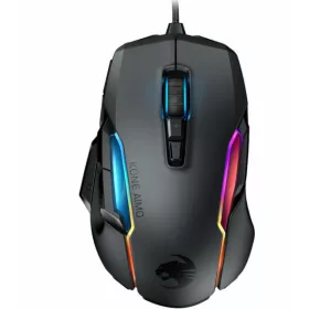   ROCCAT KONE AIMO REMASTERED RGB, VEZETÉKES GAMER EGÉR, FEKETE (ROC-11-820-BK) (SÉRÜLT DOBOZ)