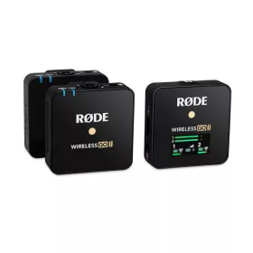  RODE WIRELESS GO II ULTRA KOMPAKT, KÉT CSATORNÁS DIGITÁLIS VEZETÉK NÉLKÜLI MIKROFON