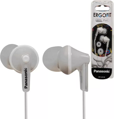 PANASONIC RP-HJE125E-W VEZETÉKES FÜLHALLGATÓ, FEHÉR
