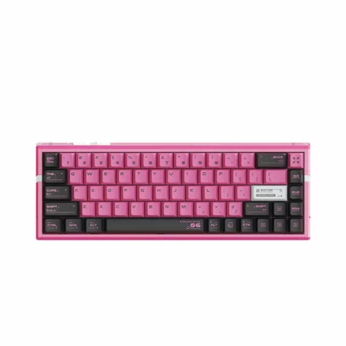 ATK RS6 ULTRA SAKURA WARRIOR TTC RGB MAGNETO MECHANICAL GAMING WIRELESS BLUETOOTH BILLENTYŰZET PINK-FEKETE, US