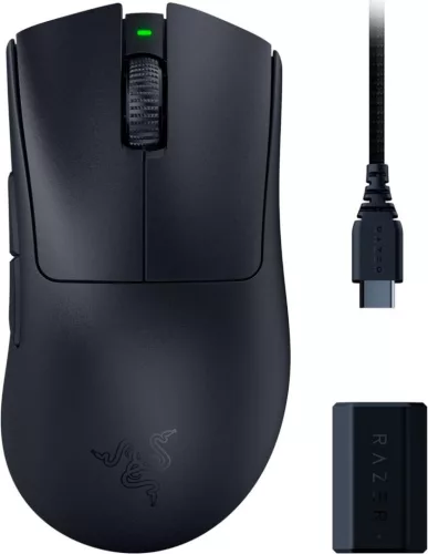 RAZER DEATHADDER V3 PRO +HYPERPOLLING WIRELESS DONGLE BUNDLE (RZ01-04630300-R3WL)