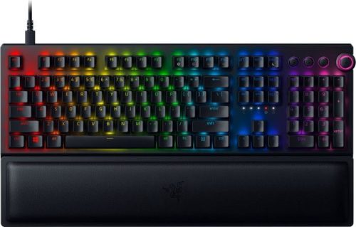 RAZER BLACKWIDOW V3 PRO GAMER MECHANIKUS BILLENTYŰZET, GREEN SWITCH, US LAYOUT (RZ03-03530100-R3M1)