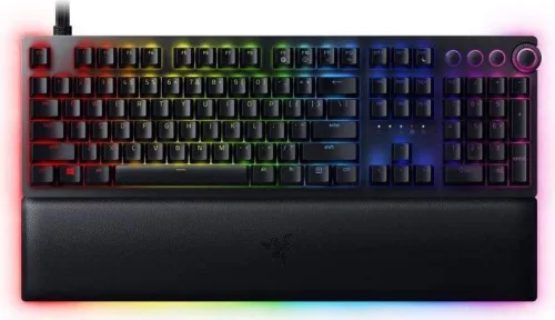 RAZER HUNTSMAN V2 MECHANIKUS GAMING BILLENTYŰZET FEKETE, UK