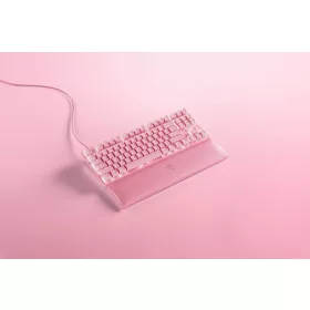   RAZER HUNTSMAN V2 TENKEYLESS VEZETÉKES MECHANIKUS GAMER BILLENTYŰZET, RED SWITCH, US LAYOUT, QUARTZ (RZ03-03942000-R3M1)