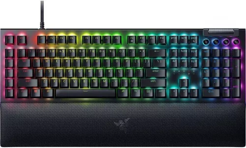 RAZER BLACKWIDOW V4 GREEN SWITCH BILLENTYŰZET FEKETE, US