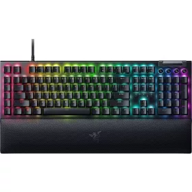 RAZER BLACKWIDOW V4 YELLOW SWITCH BILLENTYŰZET FEKETE, US
