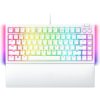 RAZER BLACKWIDOW V4 75% WHITE EDITION MECHANIKUS GAMER BILLENTYŰZET, US LAYOUT (RZ03-05001700-R3M1)