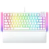 RAZER BLACKWIDOW V4 75% WHITE EDITION MECHANIKUS GAMER BILLENTYŰZET, US LAYOUT (RZ03-05001700-R3M1)