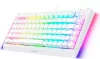 RAZER BLACKWIDOW V4 75% WHITE EDITION MECHANIKUS GAMER BILLENTYŰZET, US LAYOUT (RZ03-05001700-R3M1)