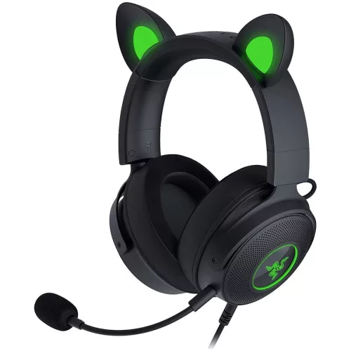 RAZER KRAKEN KITTY V2 PRO HEADSET/FEJHALLGATÓ, FEKETE