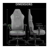 RAZER ISKUR V2 X GAMER SZÉK, VILÁGOSSZÜRKE (RZ38-05310200-R3G1)