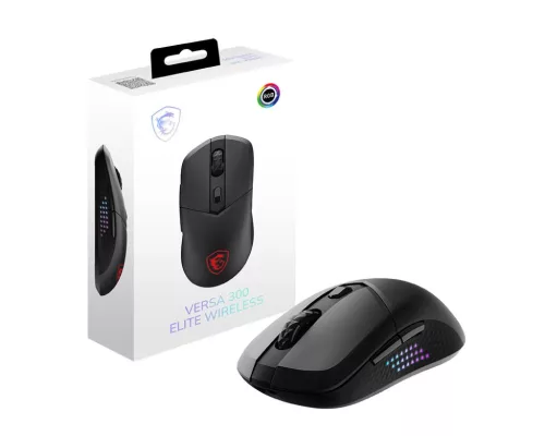 MSI VERSA 300 ELITE WIRELESS BLUETOOTH EGÉR, BLACK