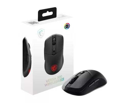 MSI VERSA 300 8K WIRELESS BLUETOOTH GAMER EGÉR, BLACK