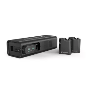   SENNHEISER PROFILE WIRELESS KÉTCSATORNÁS VEZETÉK NÉLKÜLI MIKROFON RENDSZER, FEKETE