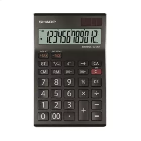 SHARP EL-125T ASZTALI SZÁMOLÓGÉP, FEKETE