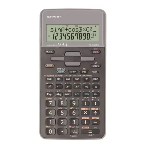 SHARP EL-531THGY TUDOMÁNYOS SZÁMOLÓGÉP, SZÜRKE