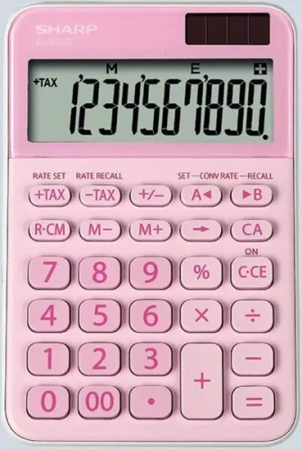 SHARP EL-M335BPK ASZTALI SZÁMOLÓGÉP, PINK