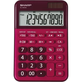 SHARP EL-M335BRD ASZTALI SZÁMOLÓGÉP, RED