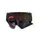 SILVERLINE CM120 GAMING COMBO SET 4IN1 FEKETE, HU