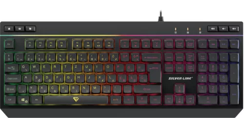 SILVERLINE KB942 GAMING BILLENTYŰZET FEKETE, HU
