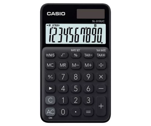 CASIO SL-310UC-BK ZSEBSZÁMOLÓGÉP, FEKETE