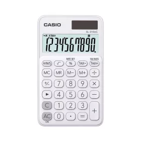 CASIO SL-310UC-WE ZSEBSZÁMOLÓGÉP, FEHÉR