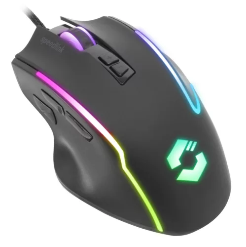 SPEEDLINK DECUS NX RGB GAMER EGÉR, RUBBER-BLACK