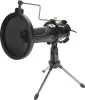 SPEEDLINK SL-800012-BK AUDIS STREAMING MIKROFON SZETT TRIPOD ÁLLVÁNNYAL, FEKETE