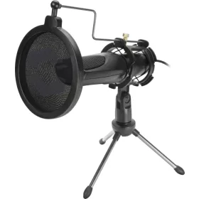   SPEEDLINK SL-800012-BK AUDIS STREAMING MIKROFON SZETT TRIPOD ÁLLVÁNNYAL, FEKETE