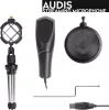 SPEEDLINK SL-800012-BK AUDIS STREAMING MIKROFON SZETT TRIPOD ÁLLVÁNNYAL, FEKETE