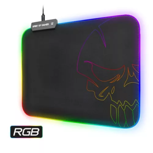 SPIRIT OF GAMER RGB MEDIUM EGÉRPAD BLACK
