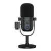 STREAMPLIFY MIC VOX USB MIKROFON ASZTALI TARTÓVAL ÉS RGB VILÁGÍTÁSSAL, FEKETE