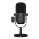 STREAMPLIFY MIC VOX USB MIKROFON ASZTALI TARTÓVAL ÉS RGB VILÁGÍTÁSSAL, FEKETE