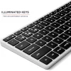 SATECHI SLIM X1 BLUETOOTH BILLENTYŰZET SILVER, US