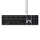 SATECHI SLIM W3 TYPE-C BILLENTYŰZET SPACE GREY, US