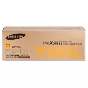 SAMSUNG CLT-Y505L (3.5K) SÁRGA EREDETI TONER (SU512A)