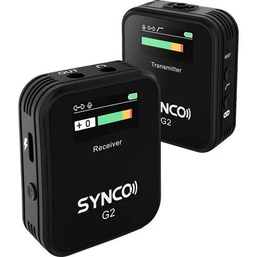 SYNCO WAIR-G2 (A1) HORDOZHATÓ VEZETÉK NÉLKÜLI MIKROFON RENDSZER, FEKETE