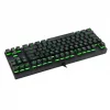 T-DAGGER CORVETTE VEZETÉKES BILLENTYŰZET BLUE SWITCH FEKETE, HU