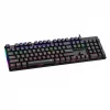T-DAGGER NAXOS VEZETÉKES BILLENTYŰZET BLUE SWITCH FEKETE, HU