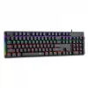 T-DAGGER NAXOS VEZETÉKES BILLENTYŰZET BLUE SWITCH FEKETE, HU