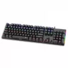 T-DAGGER NAXOS VEZETÉKES BILLENTYŰZET BLUE SWITCH FEKETE, HU