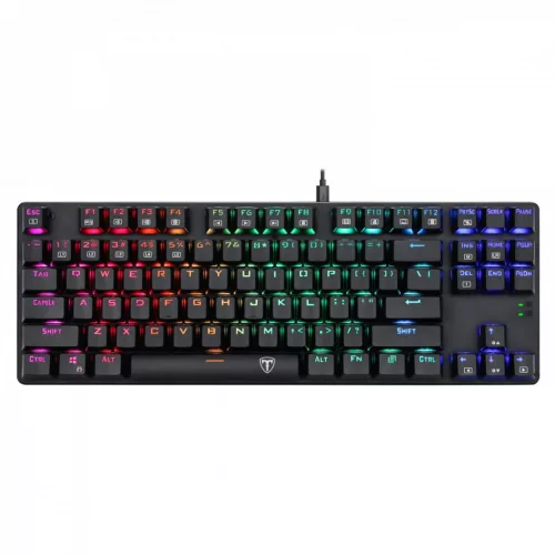 T-DAGGER BORA VEZETÉKES BILLENTYŰZET BLUE SWITCH FEKETE, HU